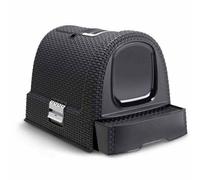 Cuccia per gatti Curver lettiera + pala e tappetino grigio/antracite 38,5 x 4...