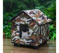 Cuccia per Gatti Da Esterno Isolata, Impermeabile, Resistente Al E Alla