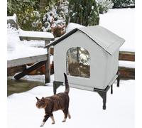 Cuccia per gatti da esterno isolata, rifugio per gatti randagi il giardino