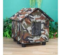 Cuccia per gatti da esterno, protezione antivento e isolata, accessori per