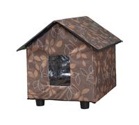 Cuccia per gatti da esterno, protezione antivento e isolata, accessori per