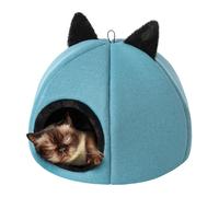 Cuccia per gatti da interno, tana per gatti, tenda per gatti con cuscino rimo...