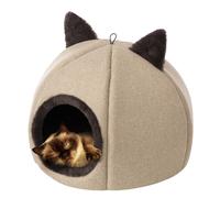 Cuccia per gatti da interno, tana per gatti, tenda per gatti con cuscino rimo...