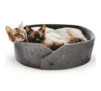 Cuccia per gatti in feltro con fondo tiragraffi in cartone Owen CanadianCat - Grigio chiaro - Cuccia per gatti - 1° ORDINE? scegli lo sconto BZR5 / BZR20 + 200 punti fedeltà grigio