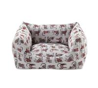 Cuccia per gatti quadrata Rodi Romeo con cuscino estraibile Leopet - 50x50x20h cm - Cuccia per gatti - 1° ORDINE? scegli lo sconto BZR5 / BZR20 + 200 punti fedeltà grigio