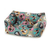 Cuccia rettangolare Dogs Oxford Range Rodi Technical Leopet - 70x85 cm - Cucce per cani da interno - 1° ORDINE? scegli lo sconto BZR5 / BZR20 + 200 punti fedeltà azzurro