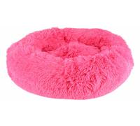 Cuccia tonda per cani e gatti in tessuto Rosa