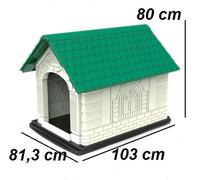 CUCCIA XL DA ESTERNO PER CANI MATERIALE POLIPROPILENE RICICLABILE CANE FELICE