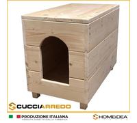 CucciArredo - CUCCIA IN LEGNO PER CANI E GATTI, D'ARREDO PER ESTERNO E INTERNO