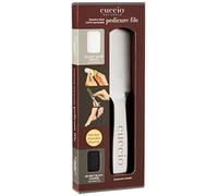 Cuccio Naturale al 100 per cento in acciaio inox di Pedicure File pulibile ergonomicamente / 15 Mango Leaves Grit