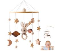 Cucciola di mobile per bambini, culitta in stile coniglio mobile per ragazzi ragazze 3d nuvole animali per cuccioli di per bambini decorazioni per decorazioni per