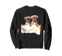 Cuccioli Boxer a Letto Felpa
