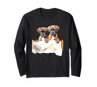 Cuccioli Boxer a Letto Maglia a Manica