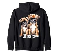 Cuccioli Boxer Felpa con Cappuccio