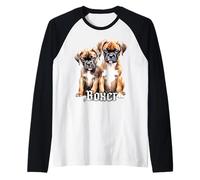 Cuccioli Boxer Maglia con Maniche Raglan