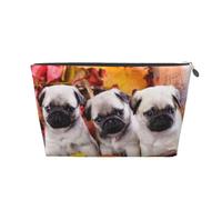 Cuccioli Carlino, Borsa da toilette Borsa per trucco Borsa per cosmetici Borsa da toilette da viaggio portatile