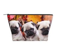 Cuccioli Carlino, Borsa da toilette Borsa per trucco Borsa per cosmetici Borsa da toilette da viaggio portatile