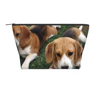 Cuccioli di Beagle, Borsa da toilette Borsa per trucco Borsa per cosmetici Borsa da toilette da viaggio portatile