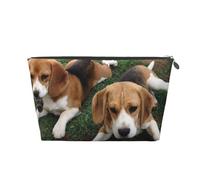 Cuccioli di Beagle, Borsa da toilette Borsa per trucco Borsa per cosmetici Borsa da toilette da viaggio portatile