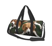 Cuccioli di Beagle, Borsone da viaggio di grande capacità Borsa rotonda Borsa da viaggio sportiva Borsa da viaggio Borsa da fitness