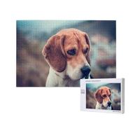 Cuccioli di Beagle Cani Animali domestici Beagle,Puzzle in legno da 1000 pezzi per famiglie, puzzle per adulti e adolescenti