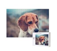 Cuccioli di Beagle Cani Animali domestici Beagle,Puzzle in legno da 300 pezzi per famiglie, per adulti e adolescenti, decorazioni per la casa