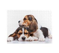 Cuccioli di Beagle e Cani, Puzzle da 500 pezzi per adulti - Puzzle in legno per adulti e anziani