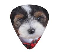 Cuccioli di Biewer Terrier,12 pezzi di plettri per chitarra, 3 plettri di diverso spessore per chitarra acustica, basso, ukulele