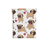 Cuccioli di carlini divertenti cartoni animati, Spremere il portafoglio superiore da donna Borsa portaoggetti Piccola portamonete Portamonete