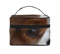 Cuccioli di Cavalier King Charles Spaniel, borsa da viaggio per il trucco da donna, grande organizer per cosmetici