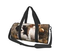 Cuccioli di Cavalier King Charles Spaniel piccoli, Borsone da viaggio di grande capacità Borsa rotonda Borsa da viaggio sportiva Borsa da viaggio Borsa da fitness