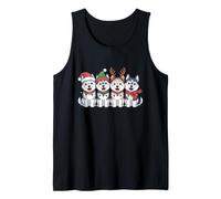 Cuccioli di Husky Natalizi Carini Canotta