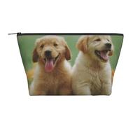 Cuccioli di Labrador Retriever gialli, Borsa da toilette Borsa per trucco Borsa per cosmetici Borsa da toilette da viaggio portatile