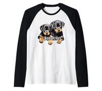 Cuccioli di Rottweiler Maglia con Maniche Raglan