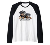 Cuccioli di Rottweiler Maglia con Maniche Raglan