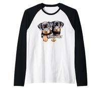Cuccioli di Rottweiler Maglia con Maniche Raglan
