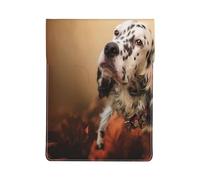 Cuccioli di Setter Inglese Autunno Animali Domestici Cani Inglese, Custodia per laptop in pelle PU, borsa per notebook, custodia per laptop, custodia per tablet
