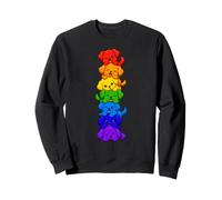 Cucciolo Arcobaleno Stack Torre per Cani Kawaii Carina Felpa