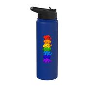 Cucciolo Arcobaleno Stack Torre Per Cani Kawaii Carina Stainless Steel Insulated Water Bottle