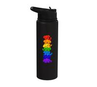 Cucciolo Arcobaleno Stack Torre Per Cani Kawaii Carina Stainless Steel Insulated Water Bottle