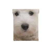 Cucciolo carino di Westie, Spremere il portafoglio superiore da donna Borsa portaoggetti Piccola portamonete Portamonete