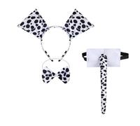 Cucciolo Da Cucciolo Dalmata Set Costumi Auricolare Coda A Filo Bowtie Gallo Guanto Tutus Per Bambino Halloween Natalizio Animale Cosplay Cosplay Animale Vestito
