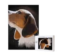 Cucciolo di Beagle Benvenuto nel Giardino,Puzzle in legno da 300 pezzi per adulti e adolescenti