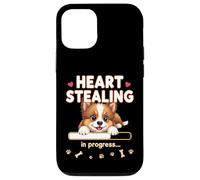 Cucciolo di cane da pastore Shetland a forma di cuore, regalo divertente Custodia per iPhone 12/12 Pro