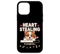 Cucciolo di cane da pastore Shetland a forma di cuore, regalo divertente Custodia per iPhone 12 mini