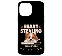 Cucciolo di cane da pastore Shetland a forma di cuore, regalo divertente Custodia per iPhone 13 Pro Max
