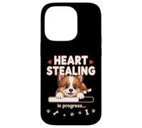 Cucciolo di cane da pastore Shetland a forma di cuore, regalo divertente Custodia per iPhone 14 Pro