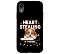 Cucciolo di cane da pastore Shetland a forma di cuore, regalo divertente Custodia per iPhone XR