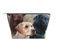 Cucciolo di cane Labrador Retriever Art, Borsa da toilette Borsa per trucco Borsa per cosmetici Borsa da toilette da viaggio portatile