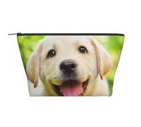 Cucciolo di cane Labrador Retriever, Borsa da toilette Borsa per trucco Borsa per cosmetici Borsa da toilette da viaggio portatile